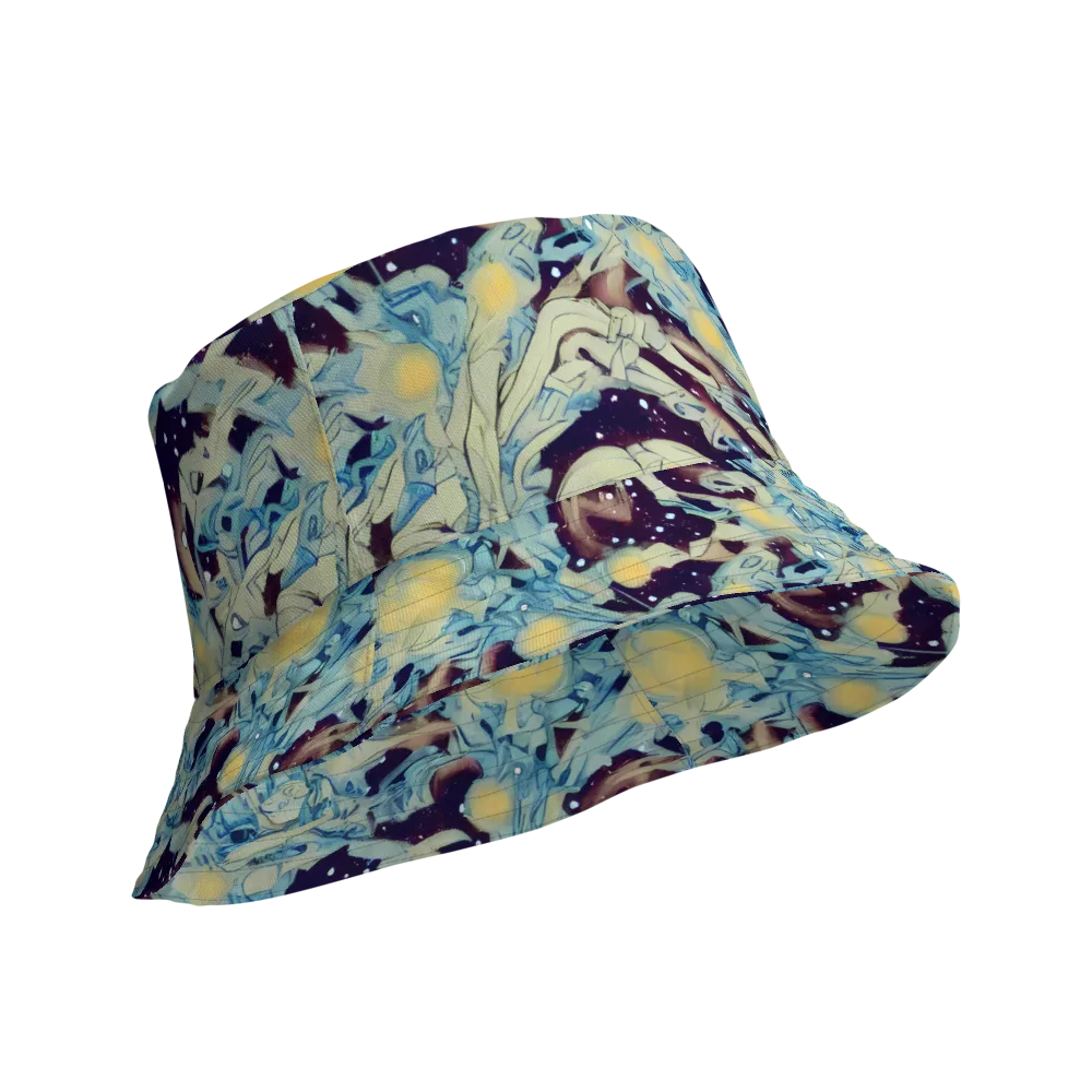 Celestial Fossil on Reversible Bucket Hat — Product details Outside