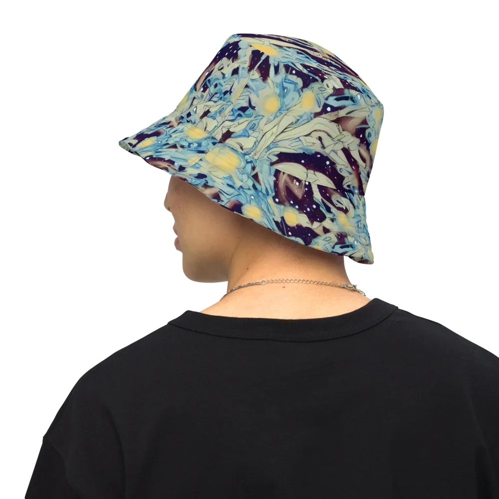Celestial Fossil on Reversible Bucket Hat — Back Inside