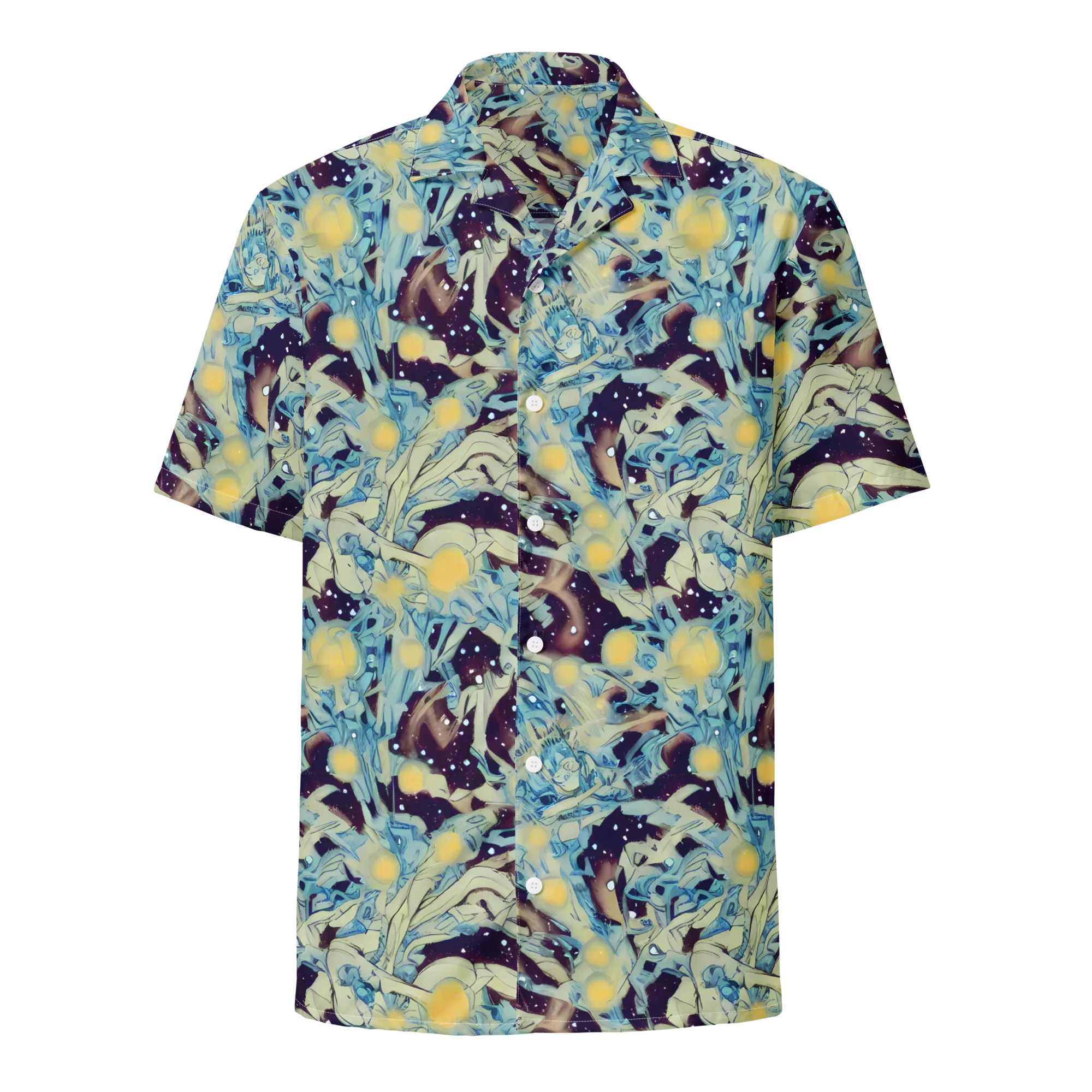 Celestial Fossil on Button Shirt — Front