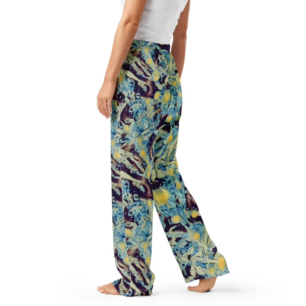 Celestial Fossil on Women's Pajama Pants — Left