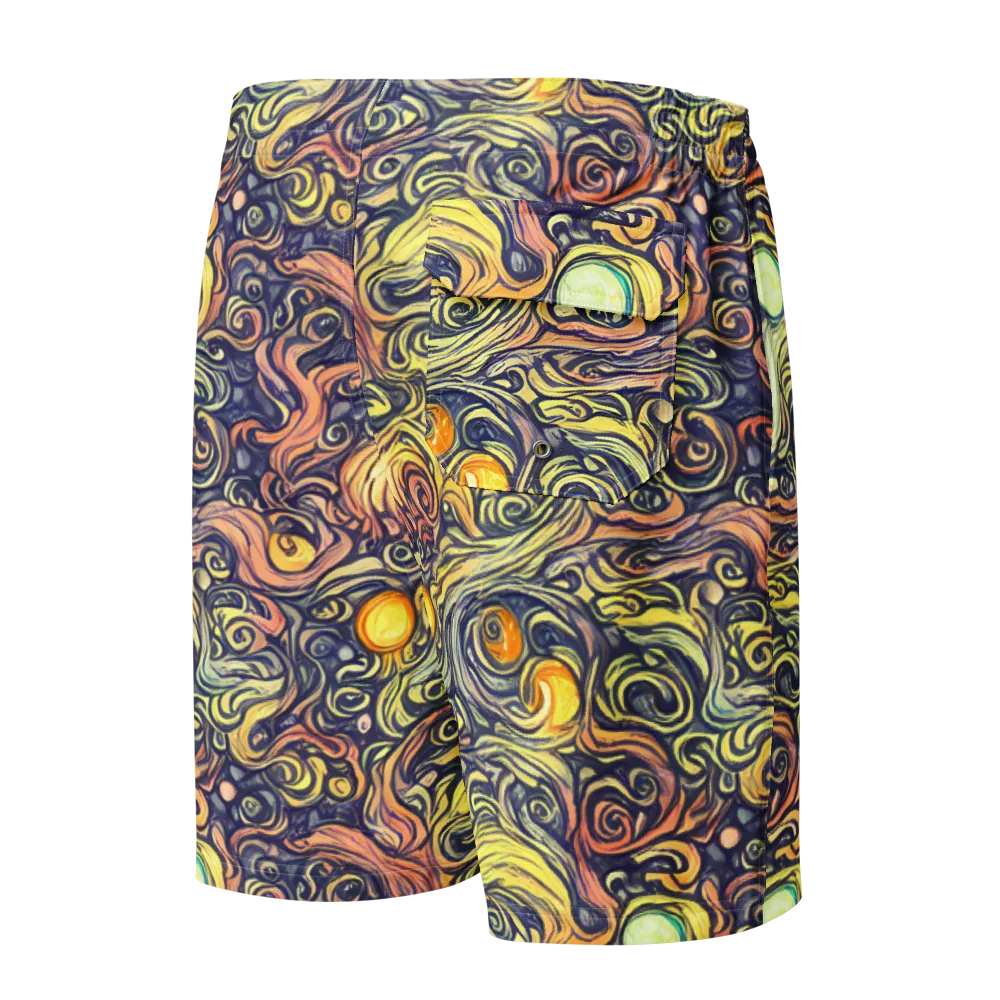 Citron Maelstrom on Men's Board Shorts — Back