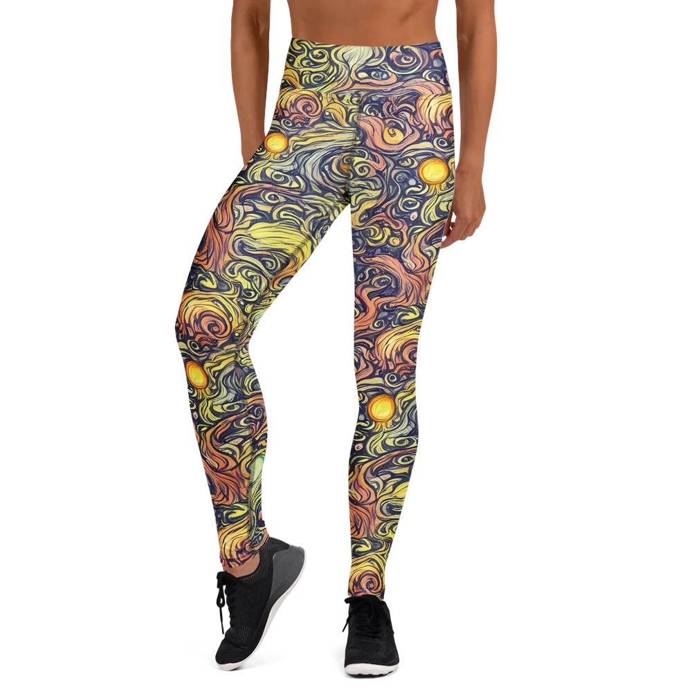 Citron Maelstrom on Yoga Leggings — Front