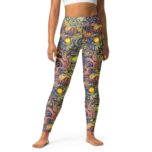 Citron Maelstrom on a Yoga Leggings