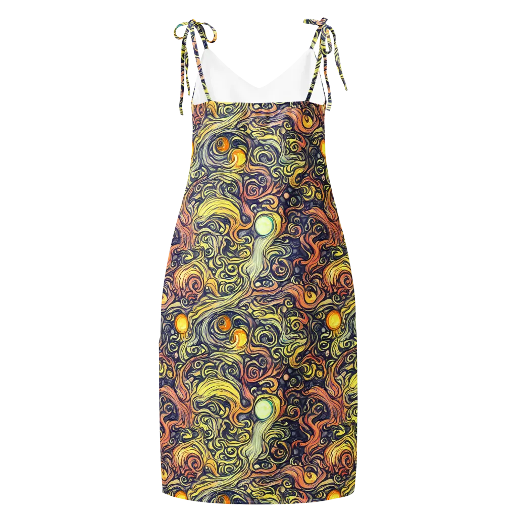 Citron Maelstrom on Slip Dress — Back