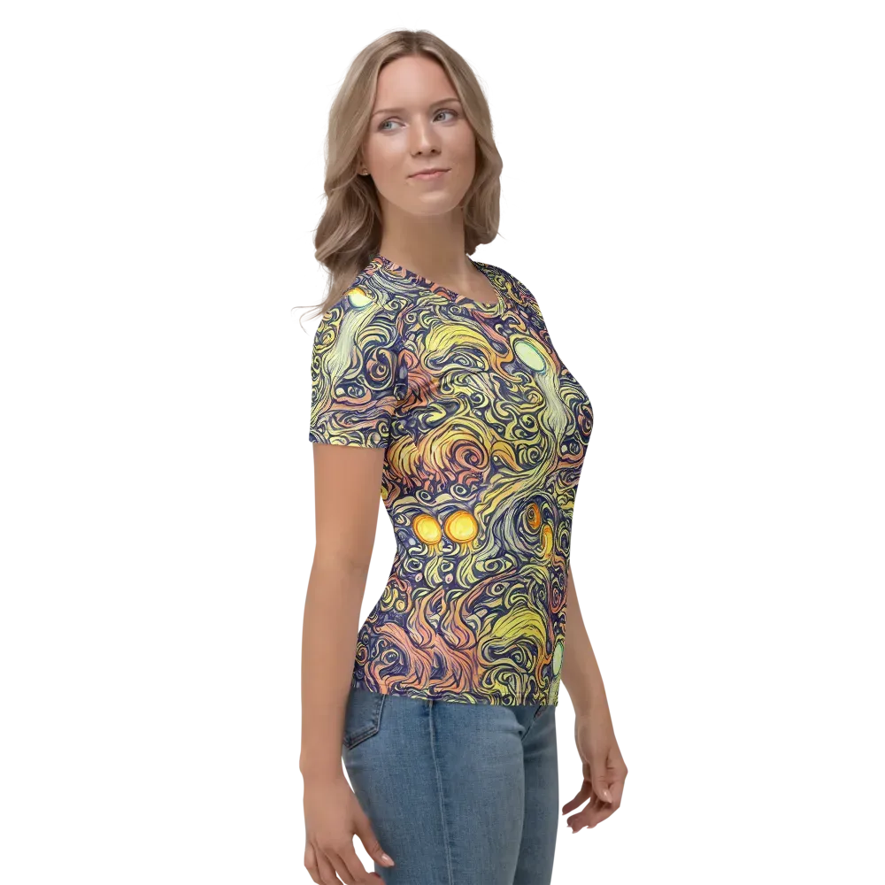 Citron Maelstrom on Women's Crew Neck T-Shirt — Right