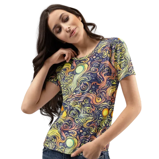 Citron Maelstrom on a Women's Crew Neck T-Shirt