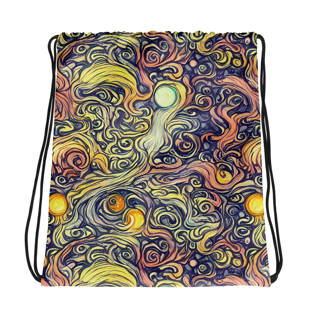 Citron Maelstrom on Drawstring Bag — Photo