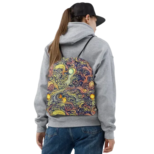 Citron Maelstrom on a Drawstring Bag