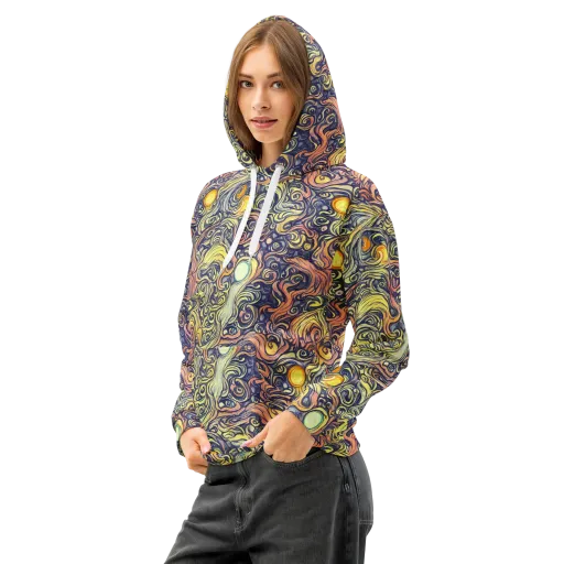 Citron Maelstrom on a Cotton Hoodie