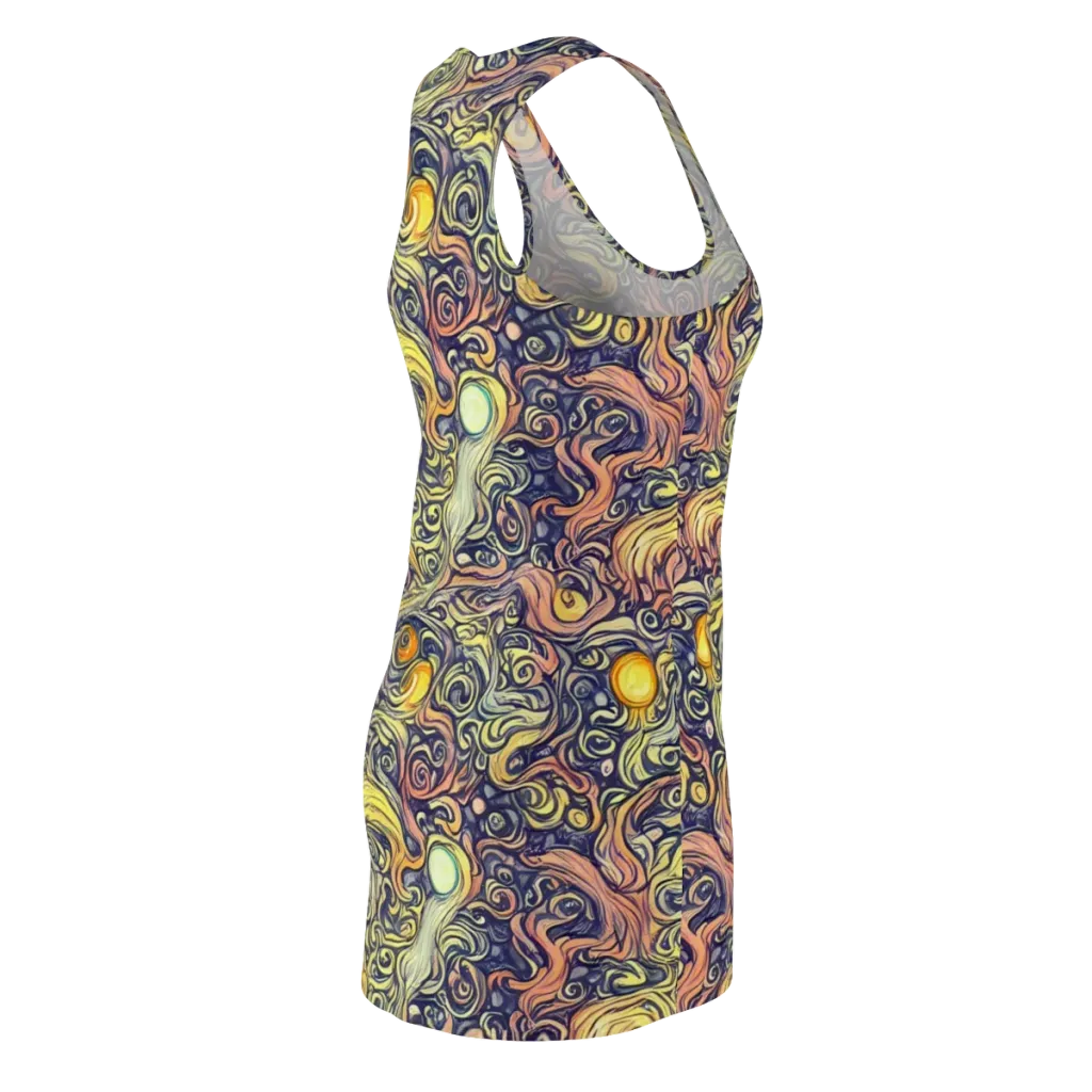 Citron Maelstrom on Racerback Dress — Back Side