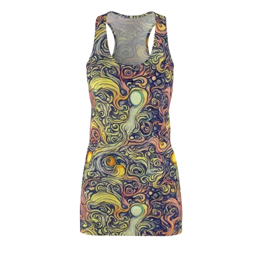 Citron Maelstrom on a Racerback Dress