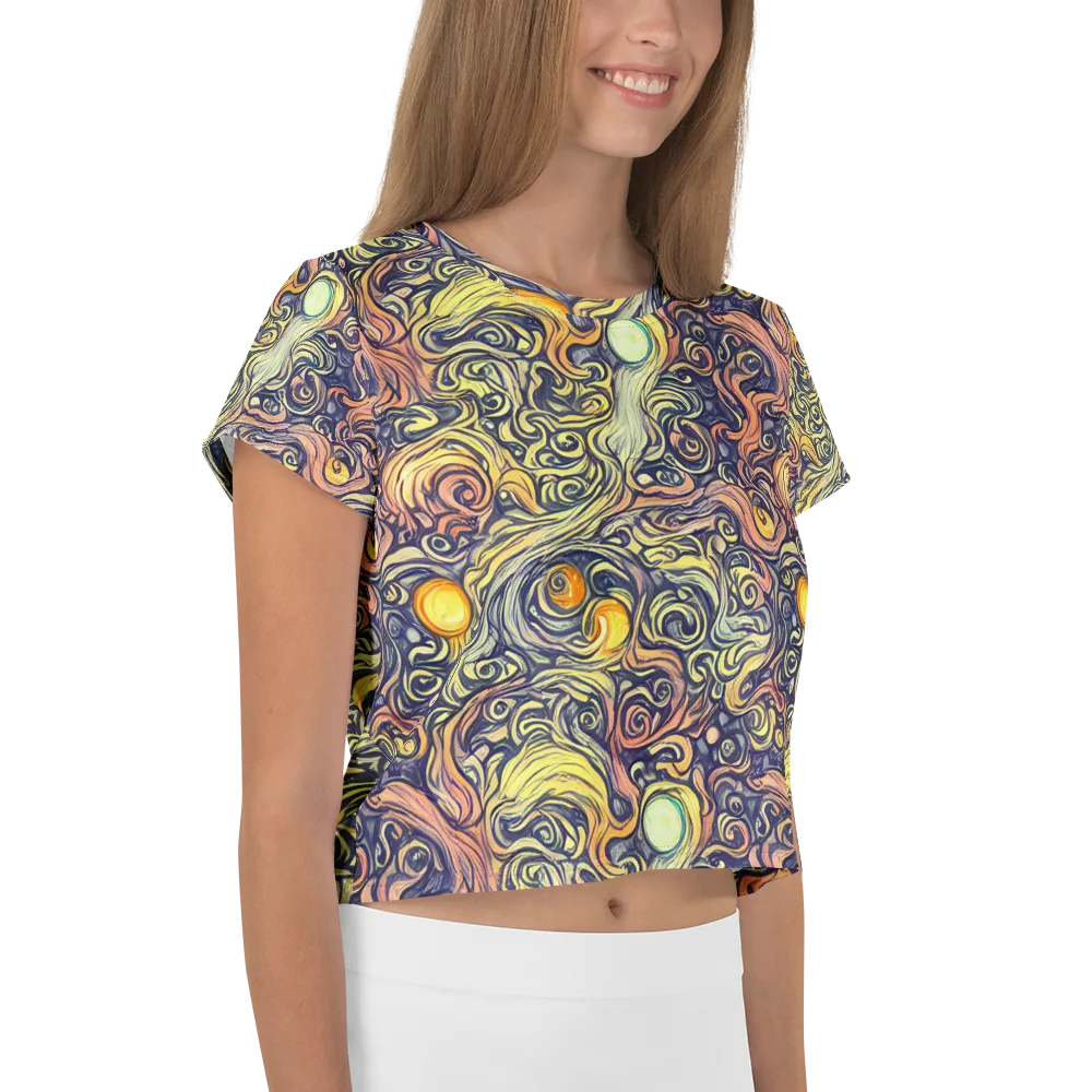 Citron Maelstrom on Crop Tee — Right