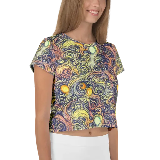 Citron Maelstrom on a Crop Tee