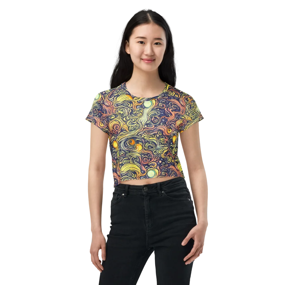 Citron Maelstrom on Crop Tee — Front