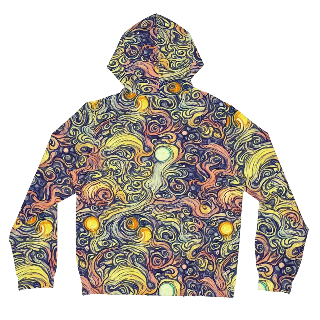 Citron Maelstrom on Women's Full-Zip Hoodie — Back
