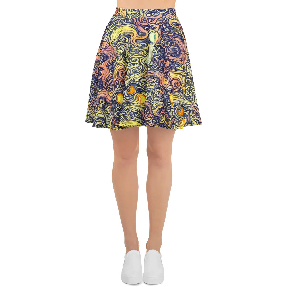 Citron Maelstrom on Skater Skirt — Front