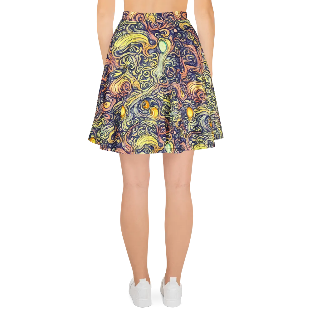 Citron Maelstrom on Skater Skirt — Back