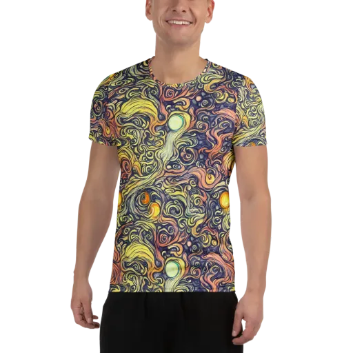 Citron Maelstrom on a Men's Athletic T-Shirt
