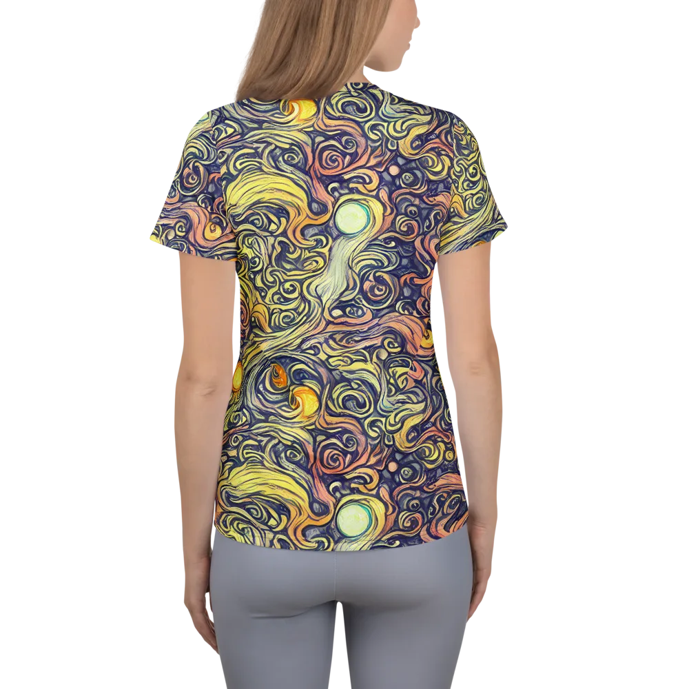 Citron Maelstrom on Women's Athletic T-Shirt — Back