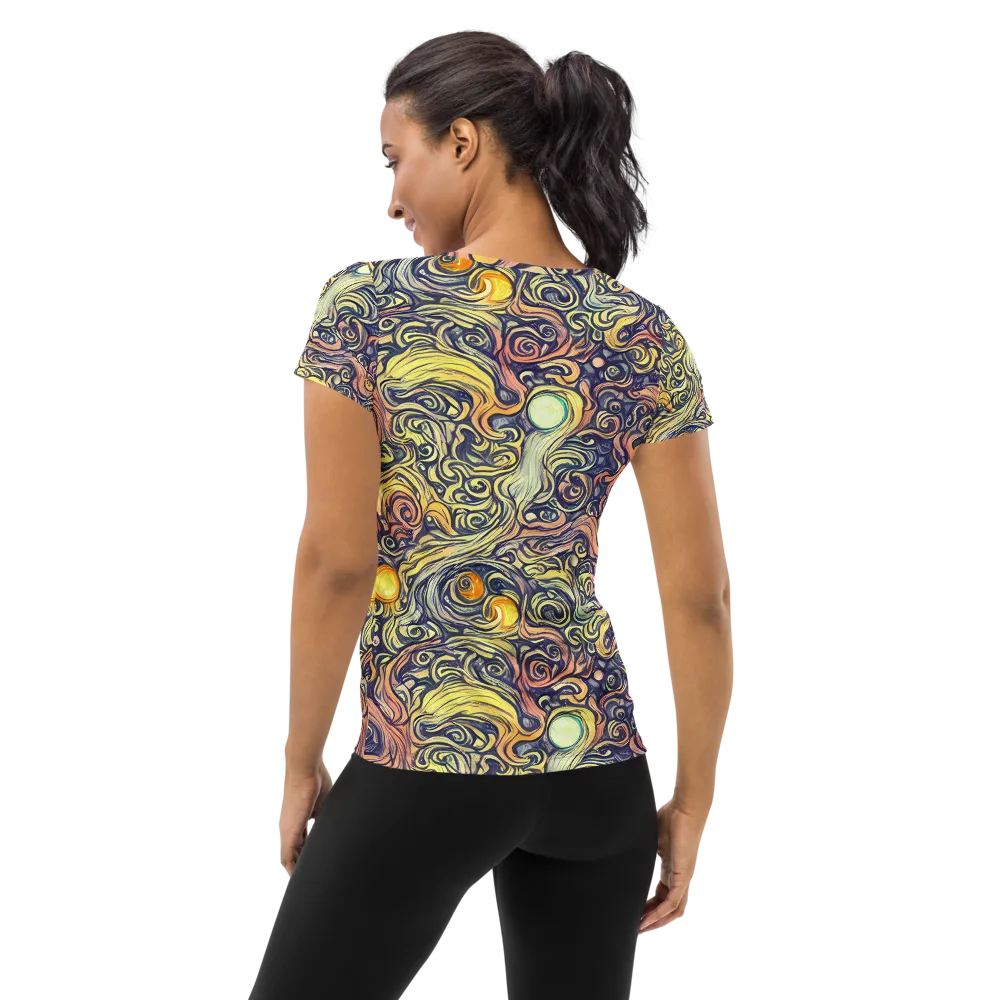 Citron Maelstrom on Women's Athletic T-Shirt — Back