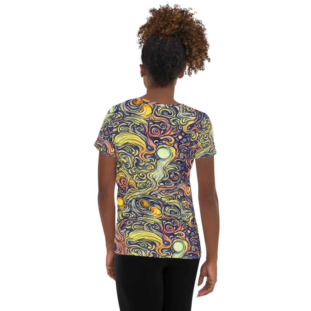 Citron Maelstrom on Women's Athletic T-Shirt — Back
