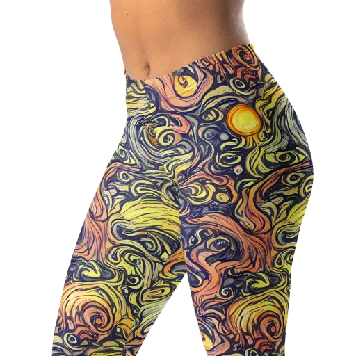 Citron Maelstrom on a Leggings