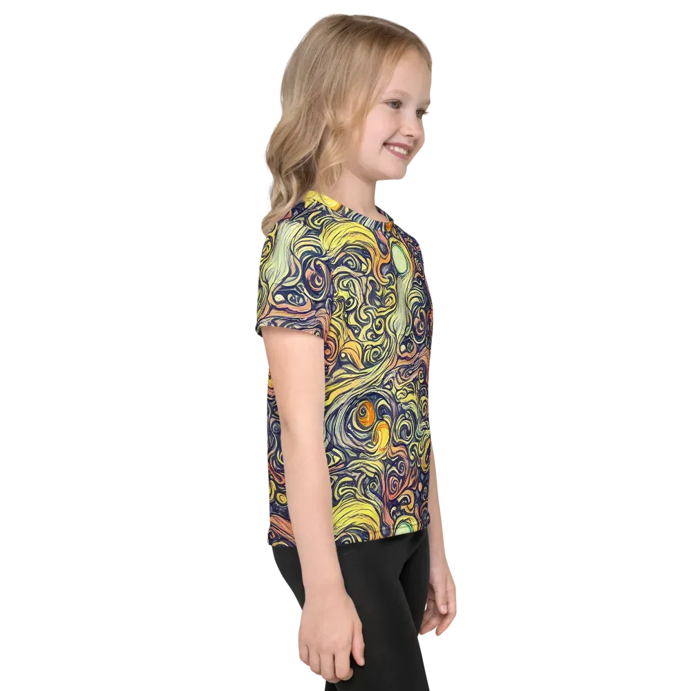 Citron Maelstrom on Kids Crew Neck T-Shirt — Right