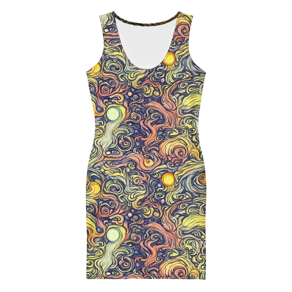 Citron Maelstrom on Bodycon Dress — Front