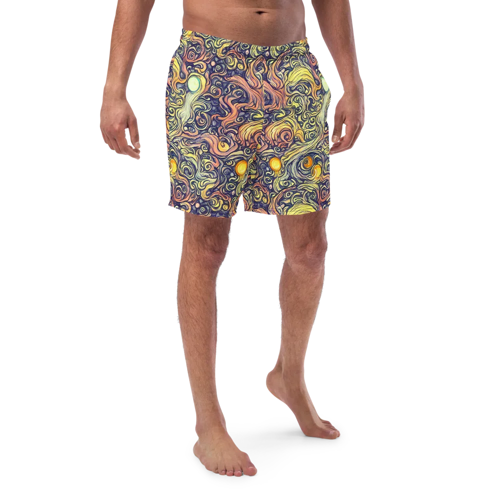 Citron Maelstrom on Swim Trunks — Front