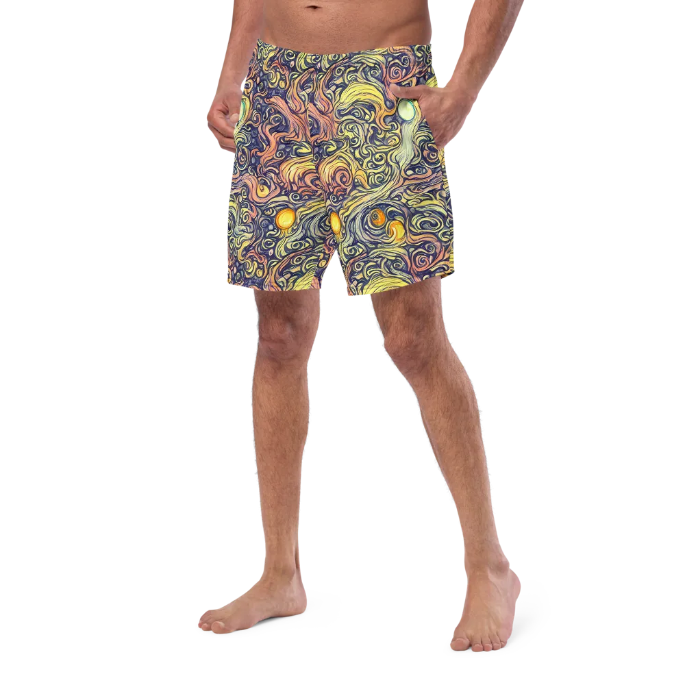 Citron Maelstrom on Swim Trunks — Left Front