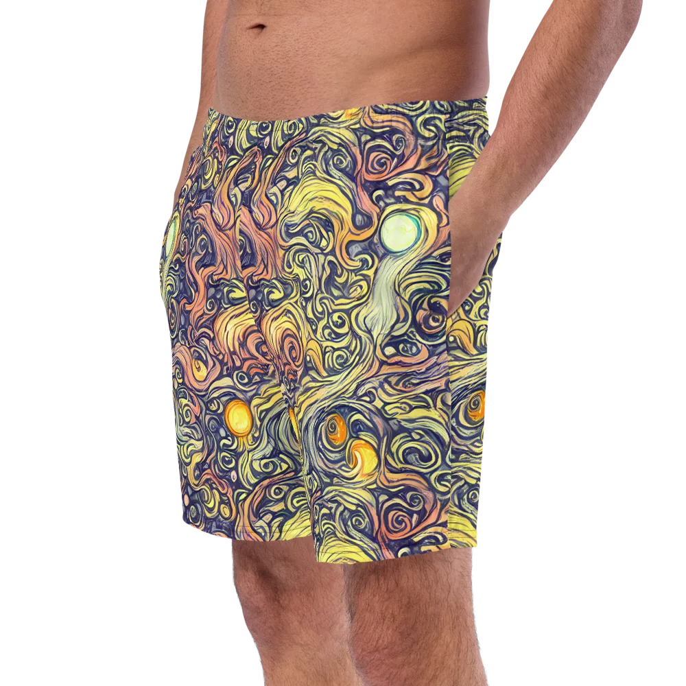 Citron Maelstrom on Swim Trunks — Left Front