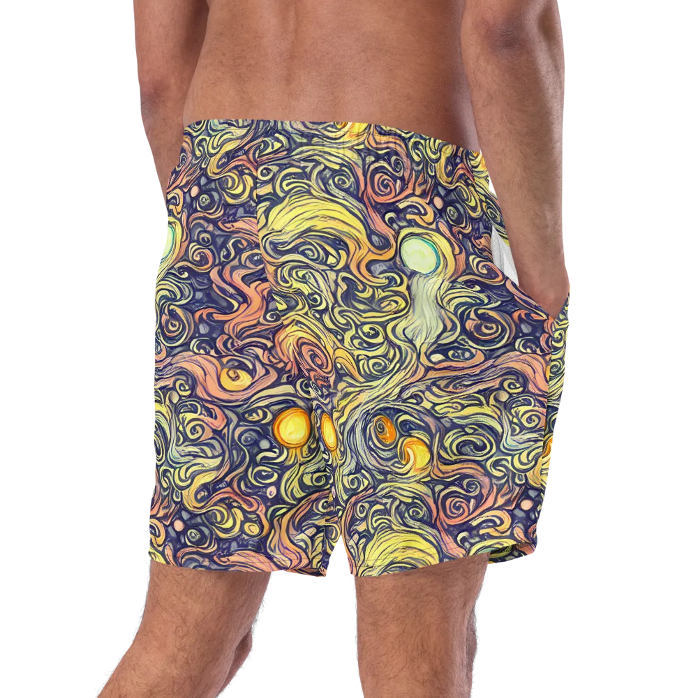 Citron Maelstrom on Swim Trunks — Right Back