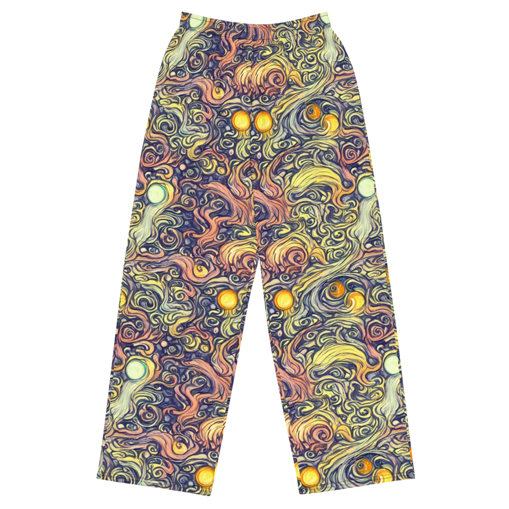 Citron Maelstrom on Wide-Leg Pants — Front