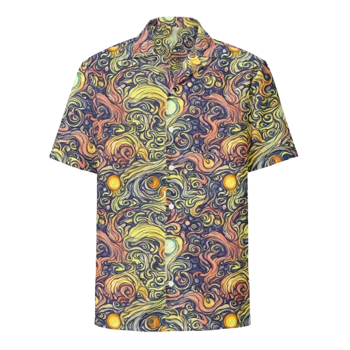 Citron Maelstrom on a Button Shirt
