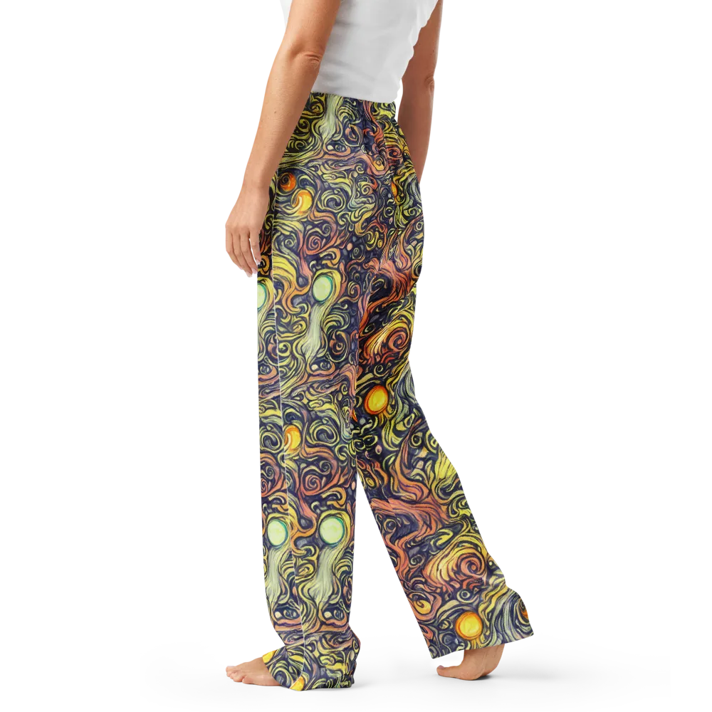 Citron Maelstrom on Women's Pajama Pants — Left