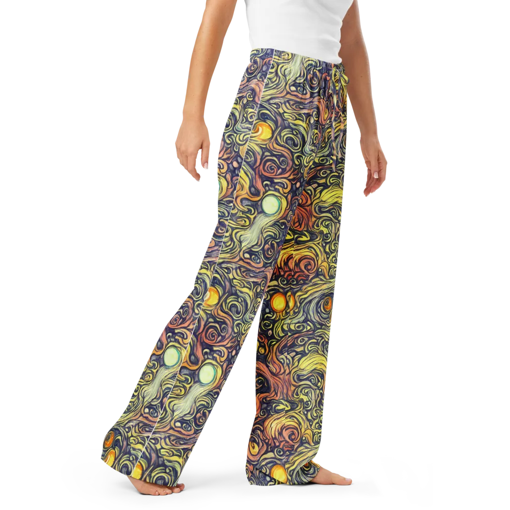 Citron Maelstrom on Women's Pajama Pants — Right Front