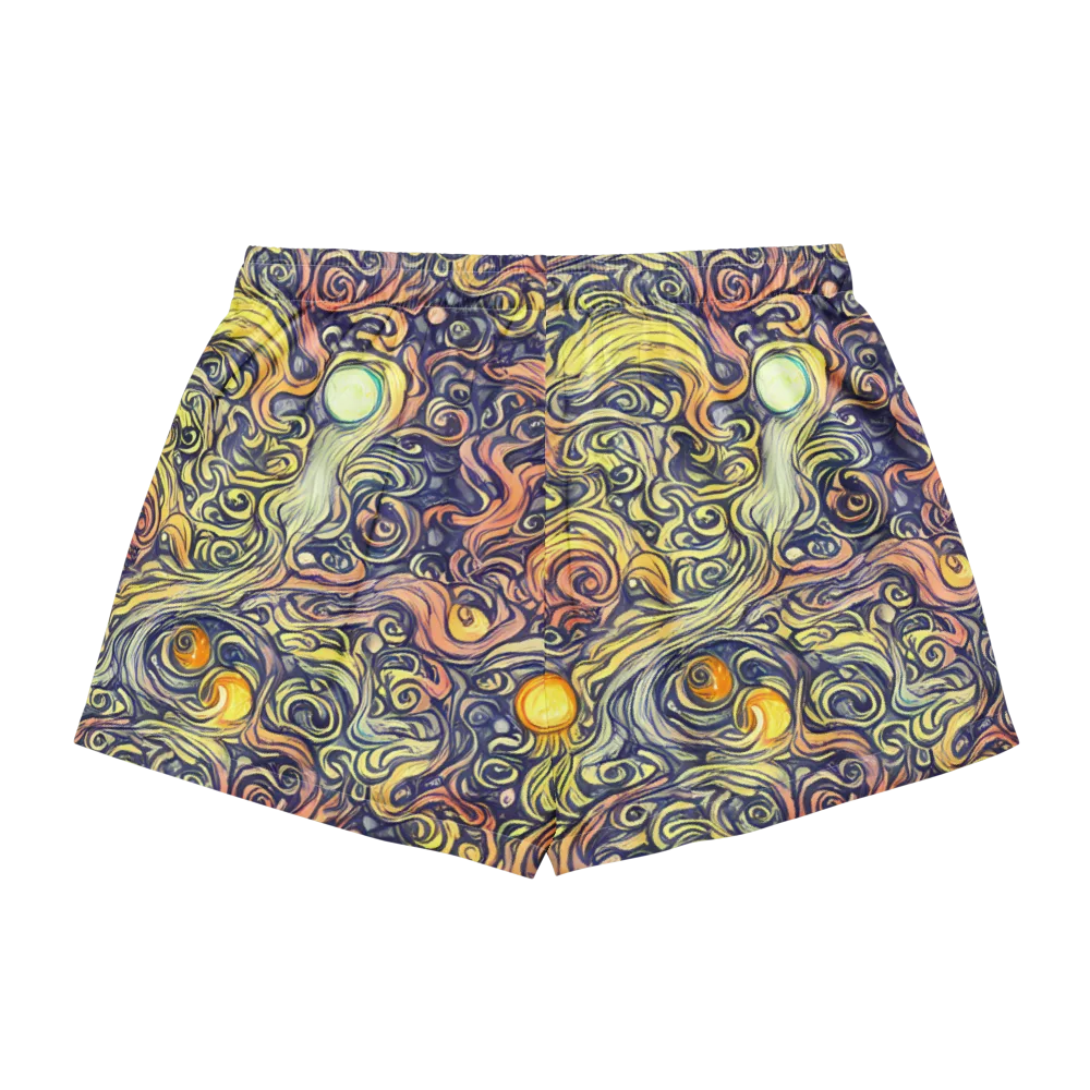 Citron Maelstrom on Women's Pajama Shorts — Back