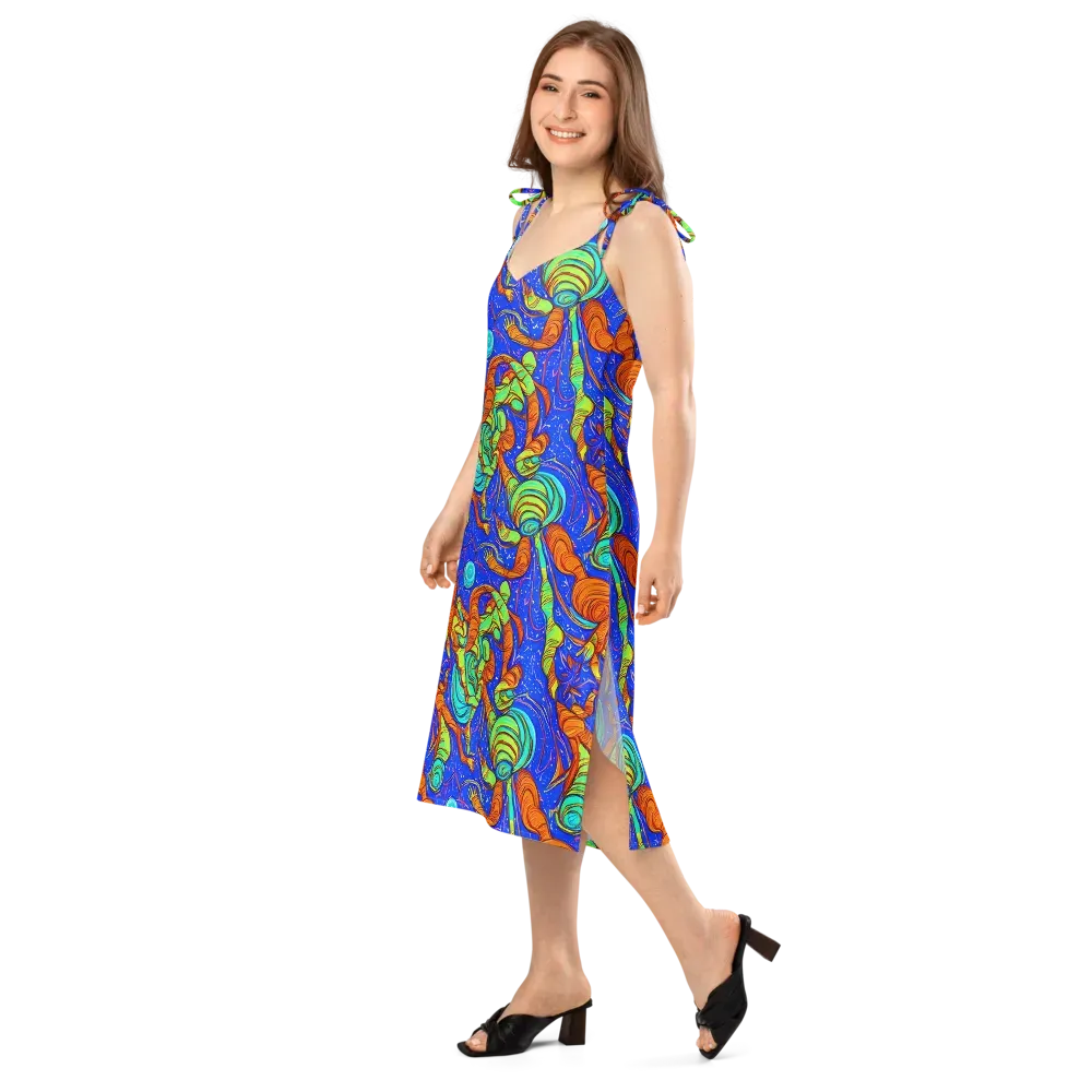 Kinetic Tropics on Slip Dress — Left Front
