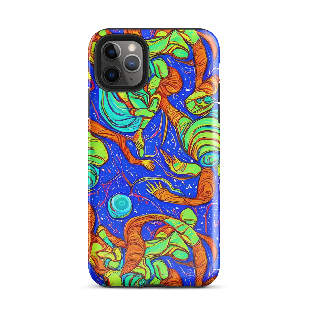 Kinetic Tropics on Tough Case for iPhone® — Front