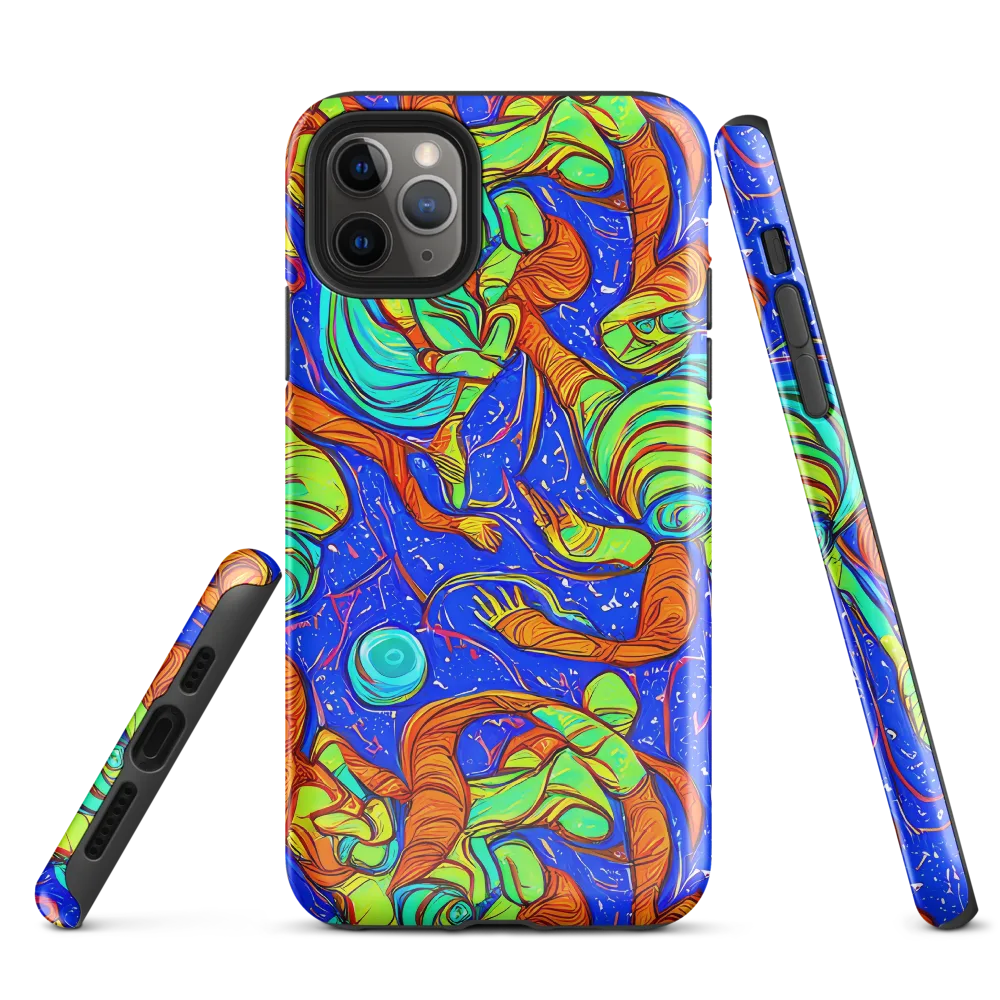 Kinetic Tropics on Tough Case for iPhone® — Front