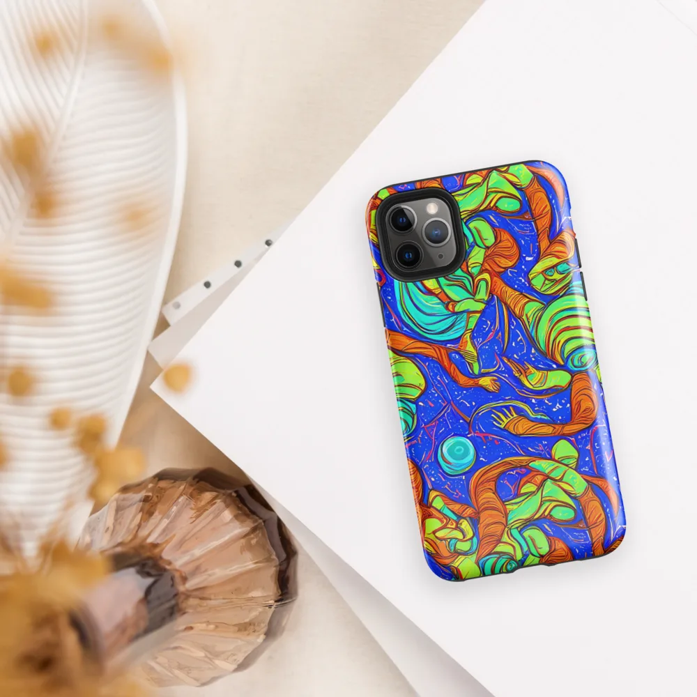 Kinetic Tropics on Tough Case for iPhone® — Front