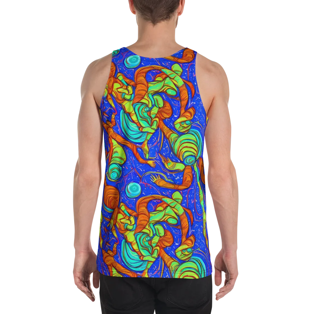 Kinetic Tropics on Men's Tank Top — Back