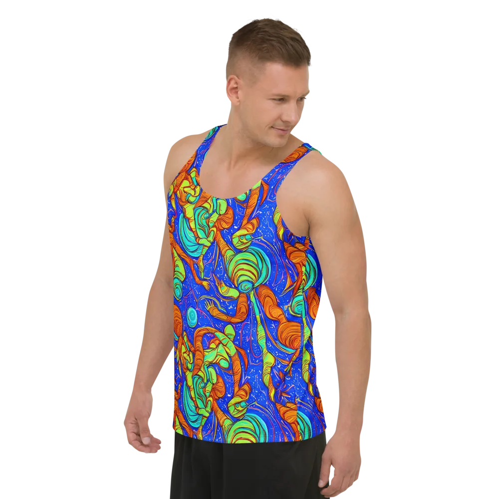 Kinetic Tropics on Men's Tank Top — Left Front