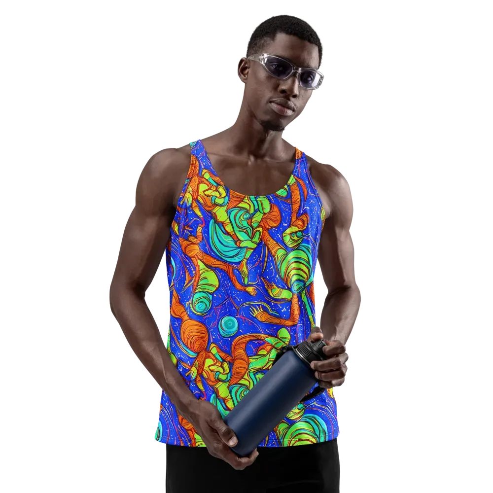 Kinetic Tropics on Men's Tank Top — Front