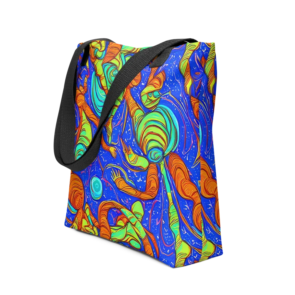 Kinetic Tropics on Tote Bag — Front