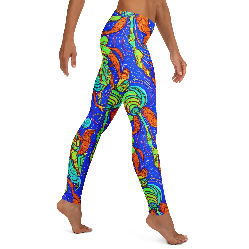 Kinetic Tropics on Leggings — Right