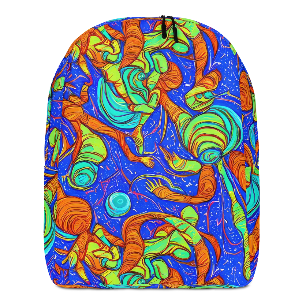 Kinetic Tropics on Minimalist Backpack — Front