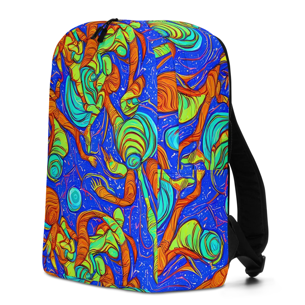 Kinetic Tropics on Minimalist Backpack — Left
