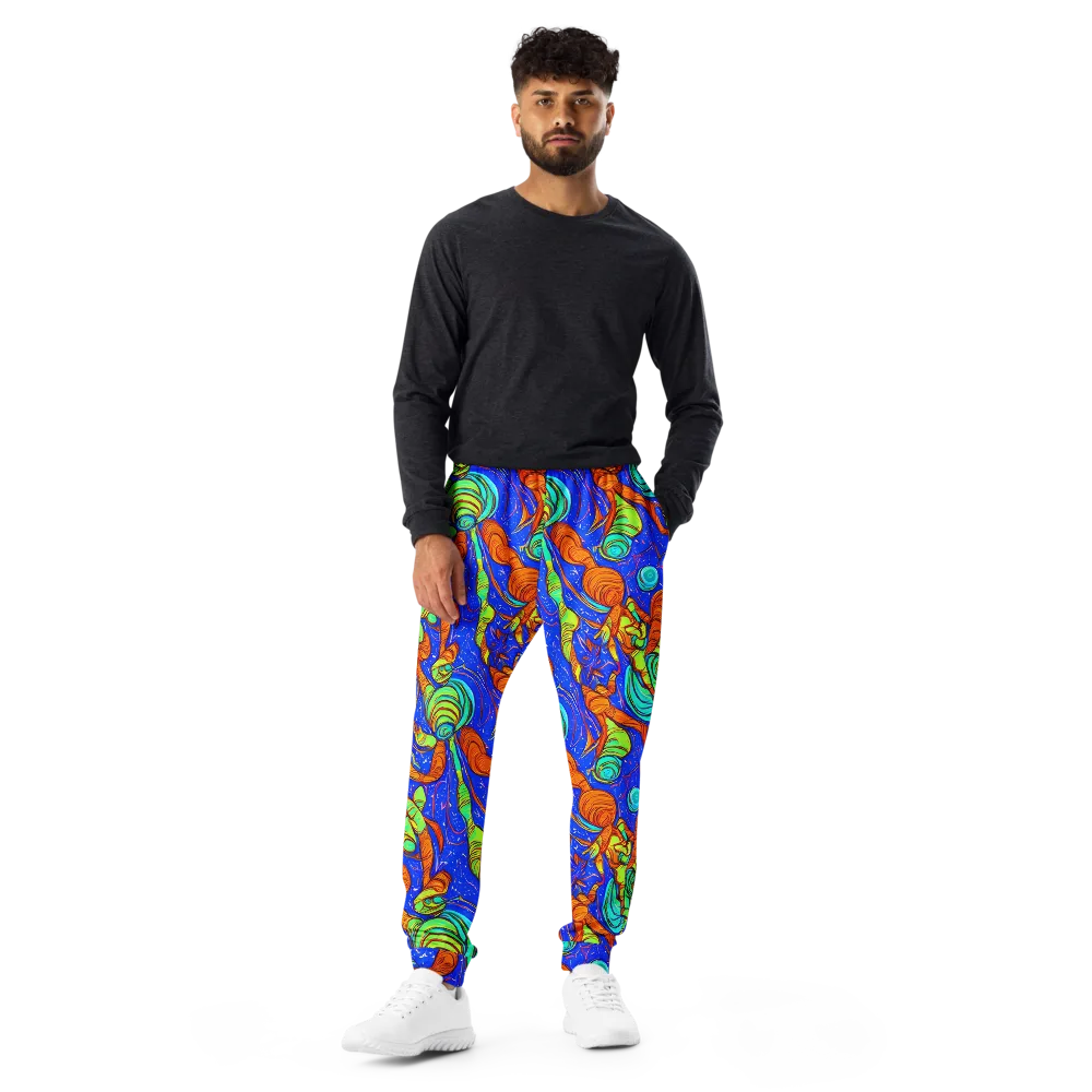 Kinetic Tropics on Men's Joggers — Front