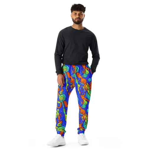 Kinetic Tropics on a Men's Joggers